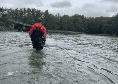 Brinestone oyster farming on the New Meadows River in Maine